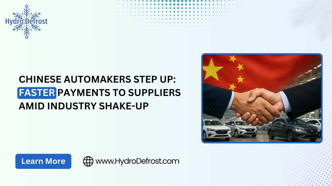 Chinese Automakers Step Up: Faster Payments to Suppliers Amid Industry Shake-Up